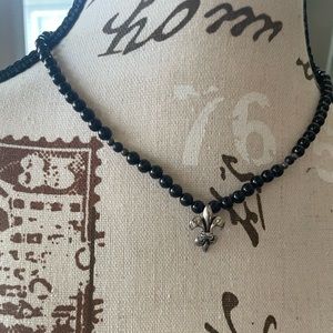 Mignon Faget Fleur de Lis Necklace Retired